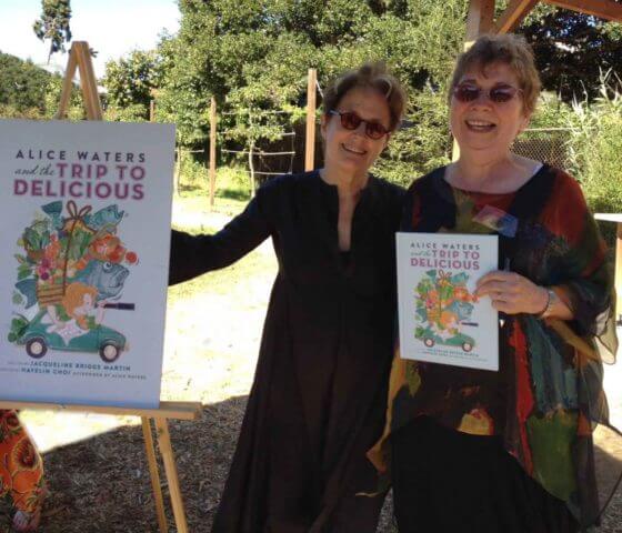 Jacqueline and Alice Waters