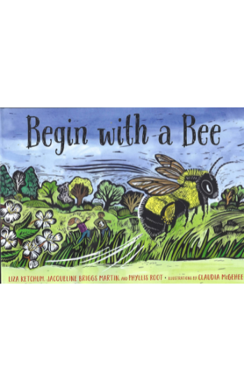 Begin with a Bee - book cover - centered